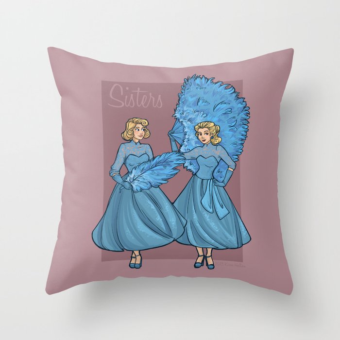 Sisters Throw Pillow