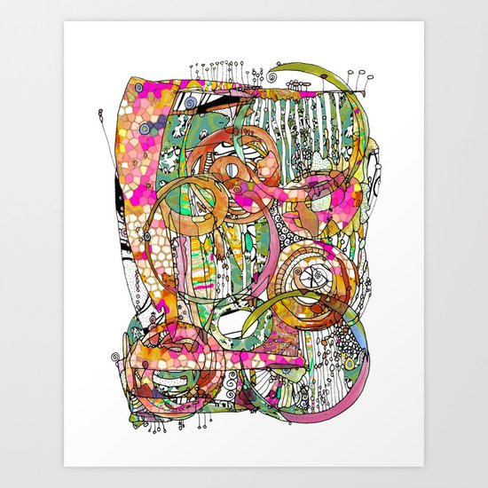 Artsy Lines Art Print