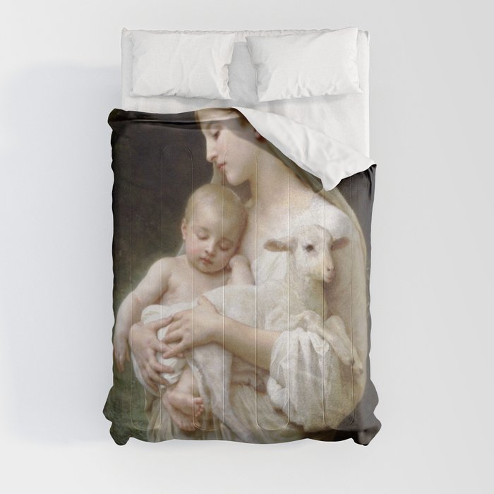 William-Adolphe Bouguereau "L'Innocence (Innocence)"(1893) Comforter