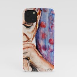I'm Your Man, illustration by Ines Zgonc iPhone Case