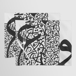 Arabic Calligraphy Art Placemat