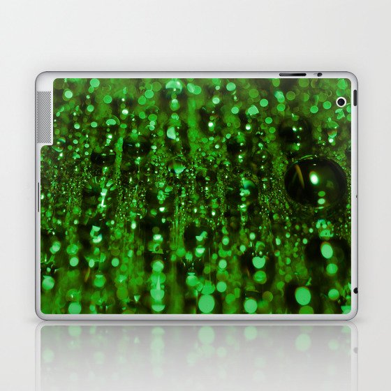 Green Fractal Laptop & iPad Skin