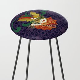 Homage to Venice Carnival - Venise Carnevale - Mask 2nd version Counter Stool