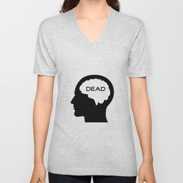 Brain dead V Neck T Shirt