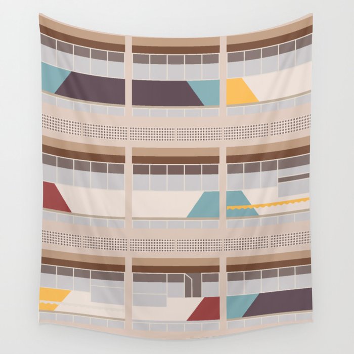 Cité Radieuse - Le Corbusier Wall Tapestry