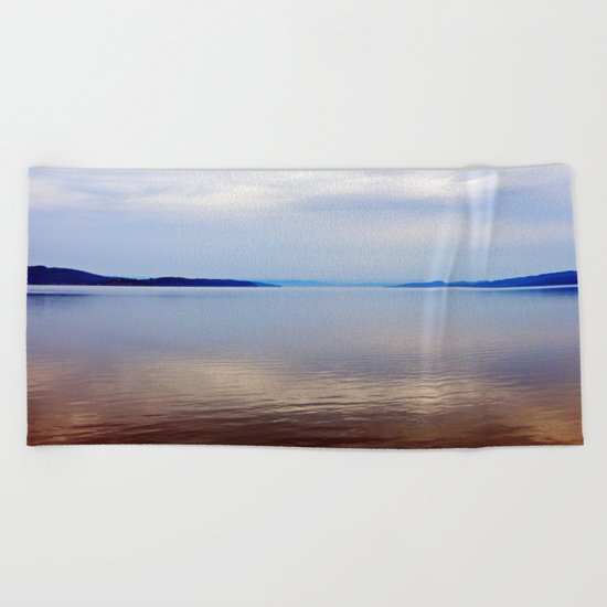 Matapedia River Mouth Beach Towel