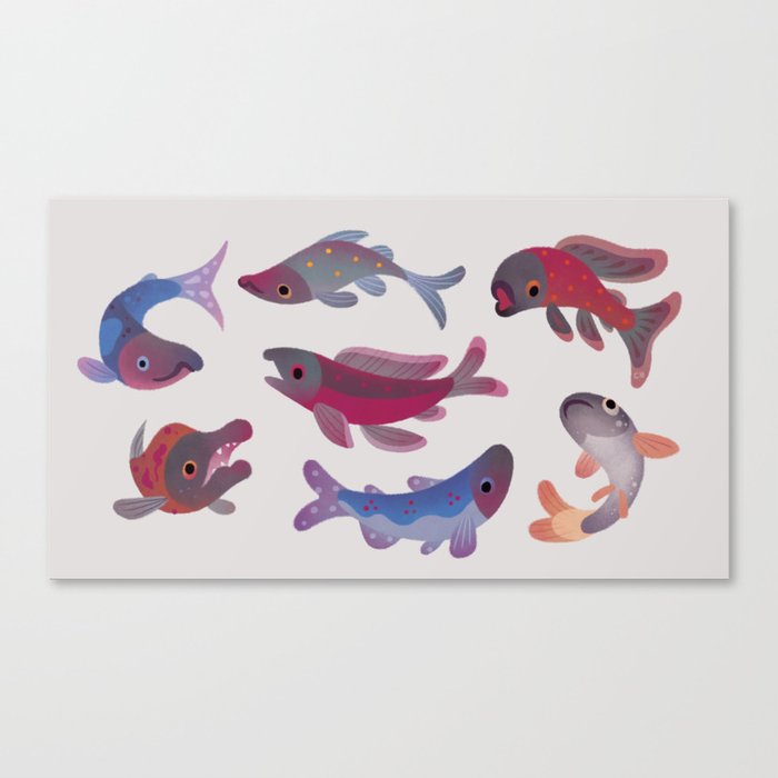 Salmon Canvas Print
