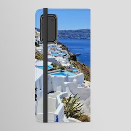 Santorini, Greece, Cobalt Blue Sea, Ocean Views Android Wallet Case