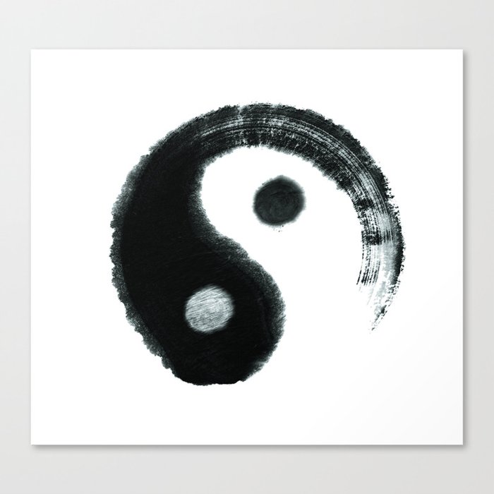 Ying & Yang Canvas Print