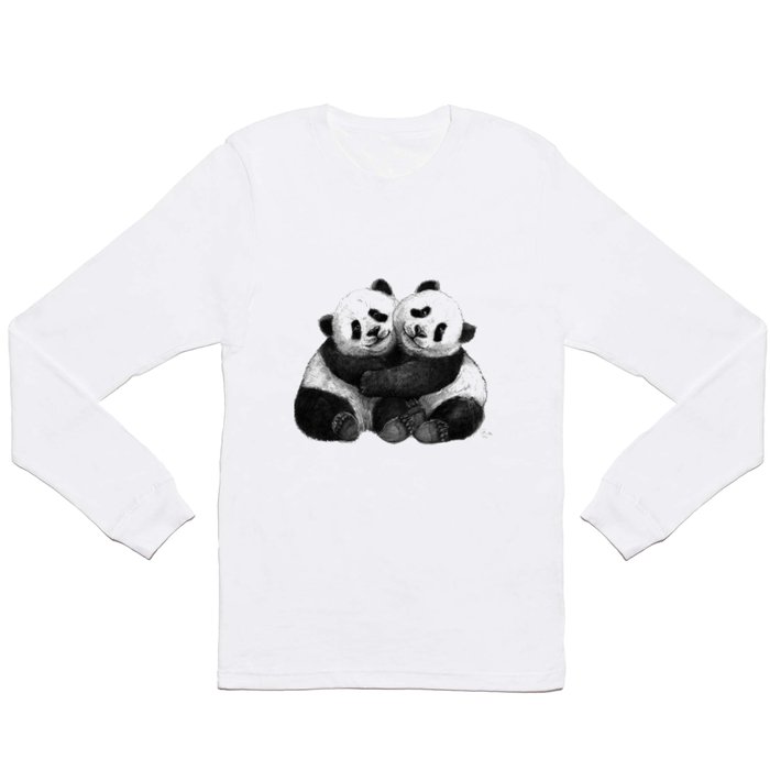 Panda's Hugs G143 Long Sleeve T Shirt