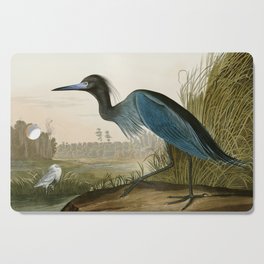 Little Blue Heron - John James Audubon's Birds of America Print Cutting Board