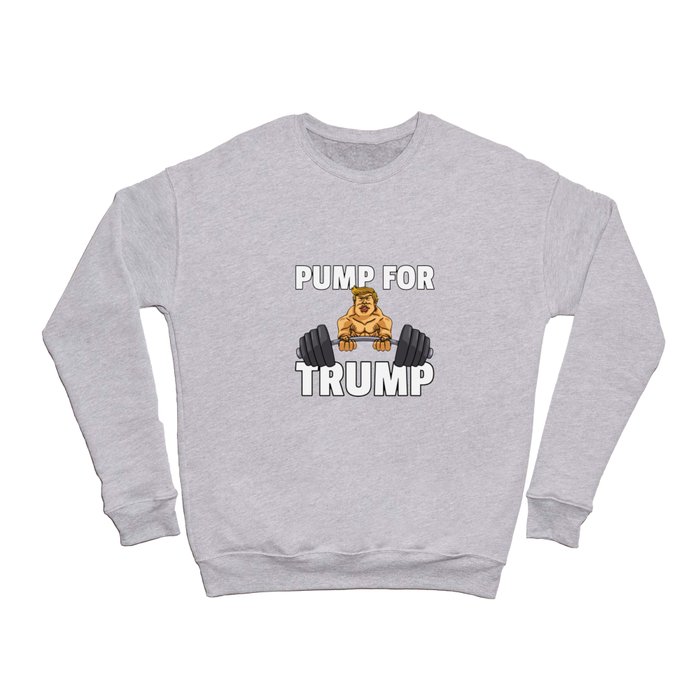 Donald Trump Sports Fitness Athlete Gym Crewneck Sweatshirt