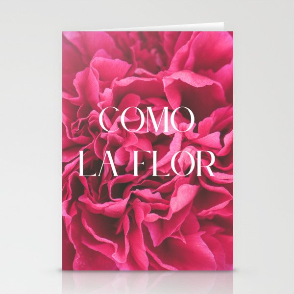 Como La Flor (Selena) Stationery Cards