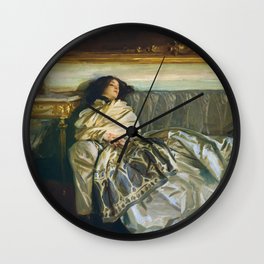 Nonchaloir (Repose), 1911, John Singer Sargent Wall Clock