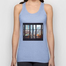 New York City Window Unisex Tanktop | Abstract, Window, Manhattan, Wanderlust, Brooklyn, Usa, Newyorkcity, Views, City, Collage 