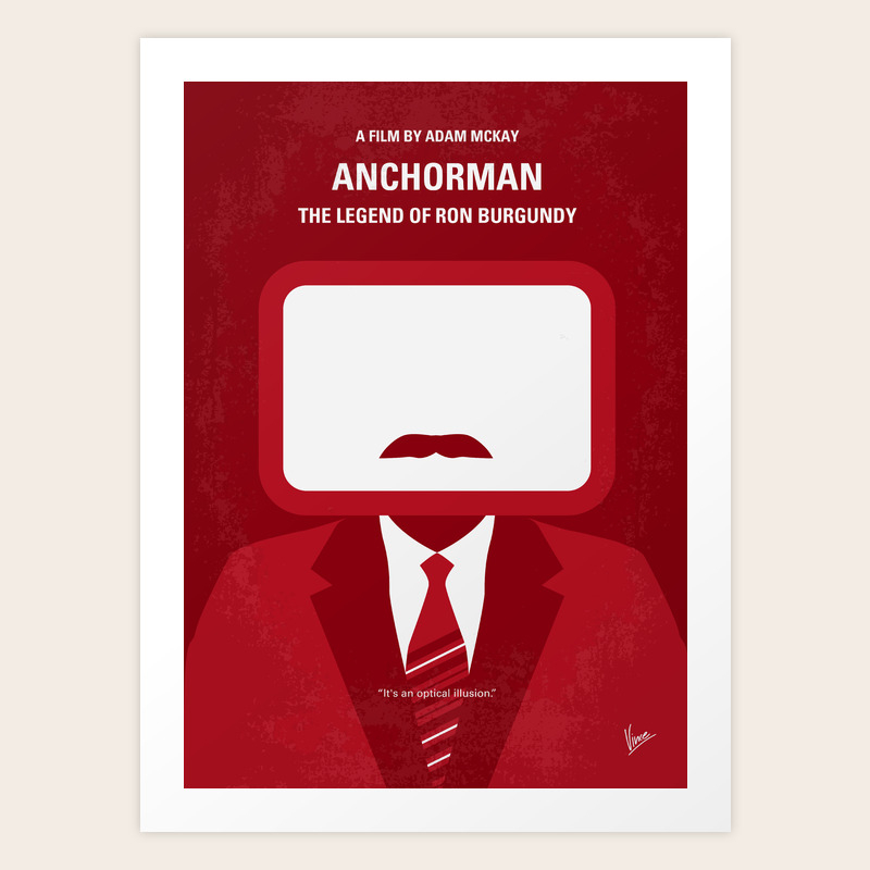 No278 My Anchorman Ron Burgundy Minimal Movie Poster Art Print By Chungkongmmp Society6 A couple from spain flight to new york on vacation, all included. no278 my anchorman ron burgundy minimal movie poster art print by chungkongmmp