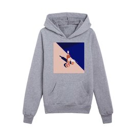 Rosé by the pool Kids Pullover Hoodies