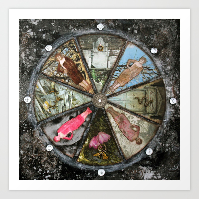 Wheel In The Sky Art Print By Strangefarmgirl Society6