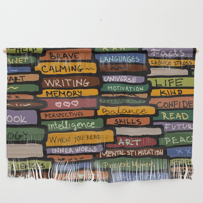 Just books in color Wall Hanging