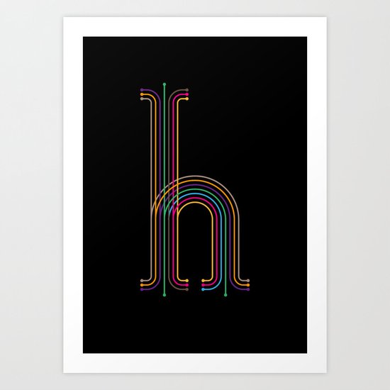 H like H Art Print