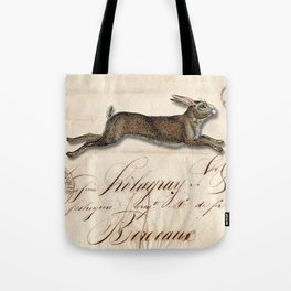 The French Rabbit Tote Bag