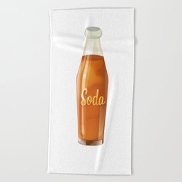 Soda drink Beach Towel
