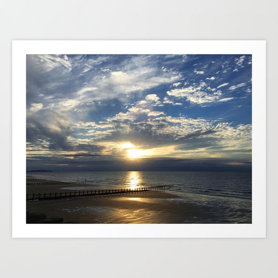 Sunset Beach Art Print