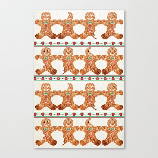 gingerbread man Canvas Print