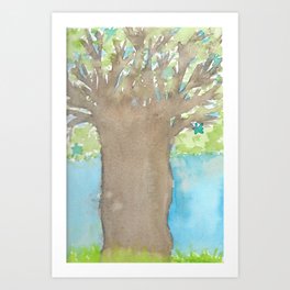 big tree Art Print