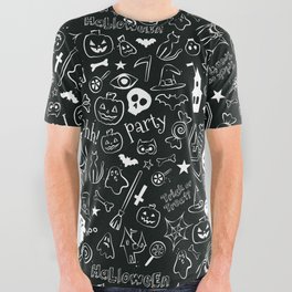 Halloween Pattern 9 All Over Graphic Tee