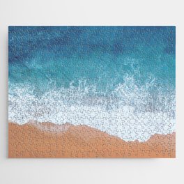 Turquoise Ocean Waves Jigsaw Puzzle