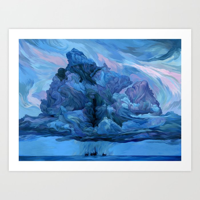 Clouds 12 Art Print