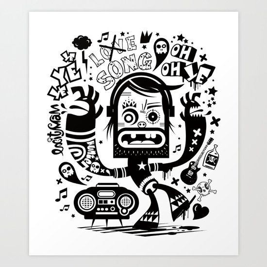 This is not a love song Art Print