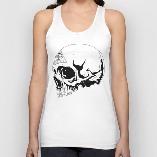 I've got an eye on you (black) Unisex Tank Top