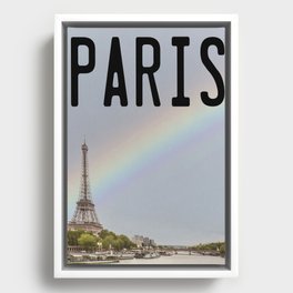 France, Paris Framed Canvas