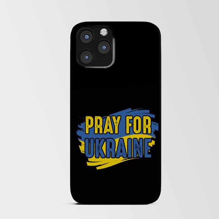 Pray For Ukraine iPhone Card Case