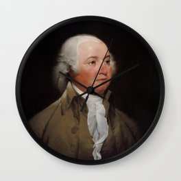 President John Adams Wall Clock