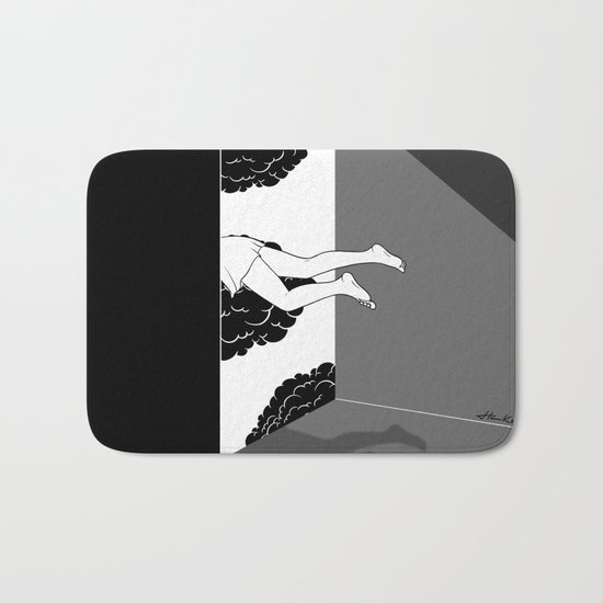 The edge of the world Bath Mat