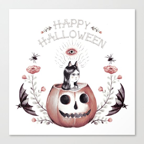 Happy Halloween Canvas Print