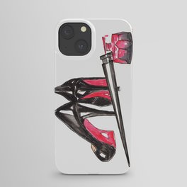 High Heels and nail polish art iPhone Case
