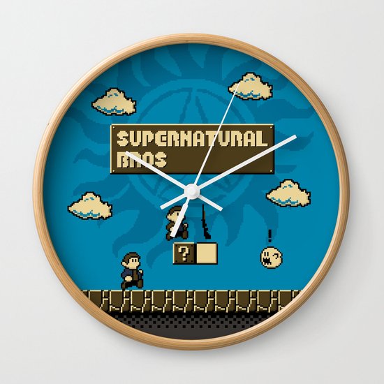 Supernatural Bros. Wall Clock