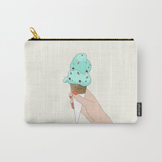 mint chocochip ice cream Carry-All Pouch