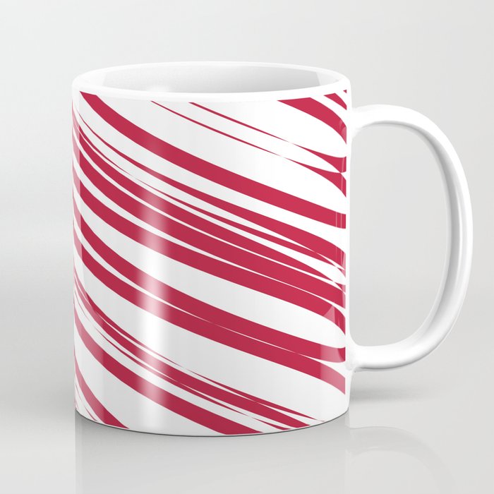 Strawberry stripes background Coffee Mug