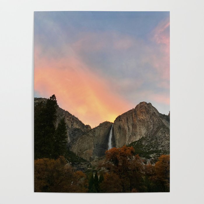 Yosemite Sunset Poster