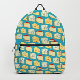 Cheese Pattern - Blue Backpack
