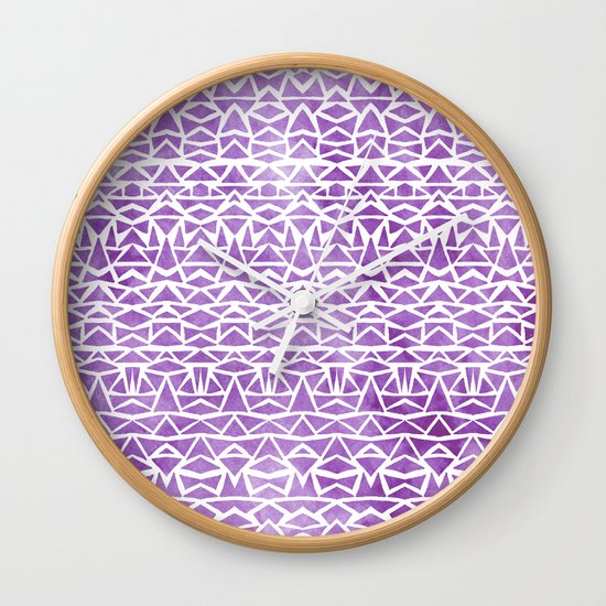 Tribal Mosaic Wall Clock