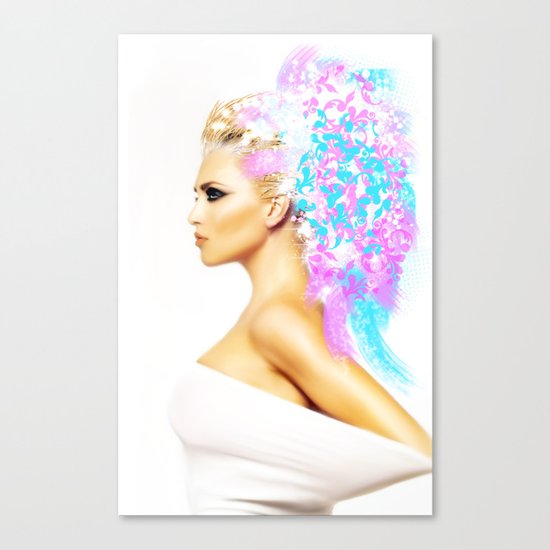 THE BRIGHT SIDE OF AN ANGEL Canvas Print