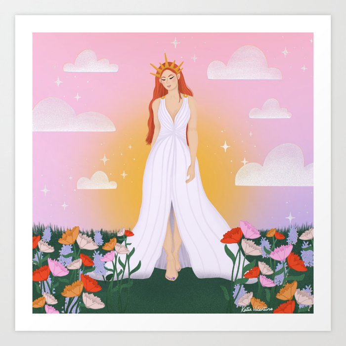 The Goddess Art Print