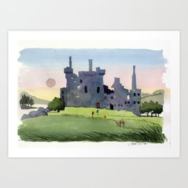 Kilchurn Castle, Scottish Highlands Art Print