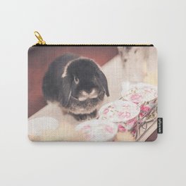Bunny Morgan with teacups Carry-All Pouch